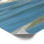 B40 Jongle, met rode hals gekookte Grebe Poster (Hoek)