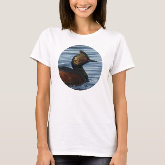 B41w Gangbare Grebe T-shirt (Voorkant)
