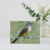 B44 Western Kingbird Briefkaart (Staand voorkant)