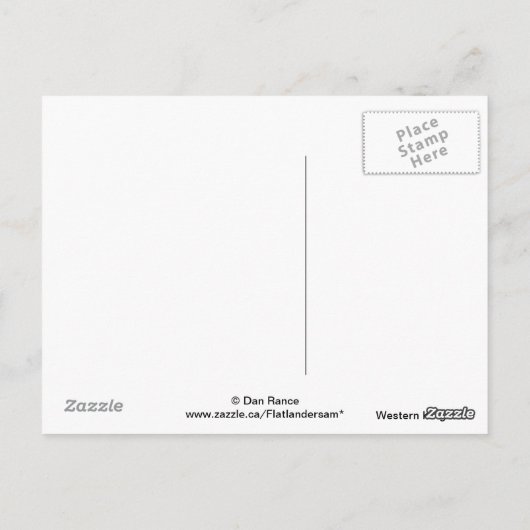 B44 Western Kingbird Briefkaart (Achterkant)