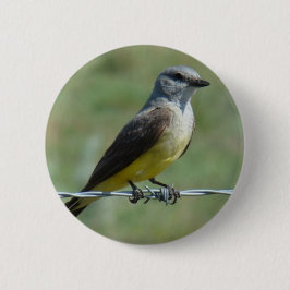 B44 Western Kingbird Ronde Button 5,7 Cm