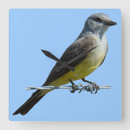 B45 Westelijke Koningsvogel Vierkante Klok