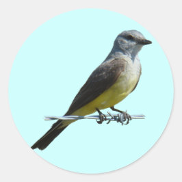B45 Western Kingbird Ronde Sticker
