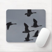 B46 Canadese ganzen in de vlucht Muismat (Met muis)