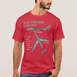 B47 Stratojet Lange hoes T-shirt