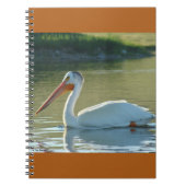 B4 Witte Pelican Notitieboek (Voorkant)