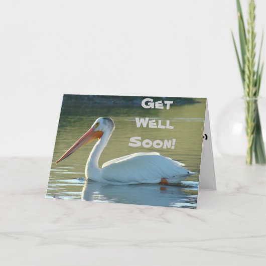 B4 Witte Pelikaan Kaart (Voorkant)