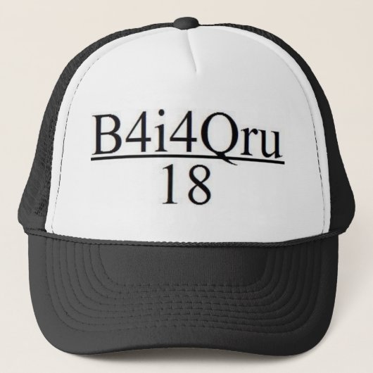 B4I4QRU meer dan 18 Trucker Pet (Voorkant)