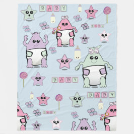 B4L Cute Blanket | ABDL | Baby4Levensduur | Snuggl Fleece Deken