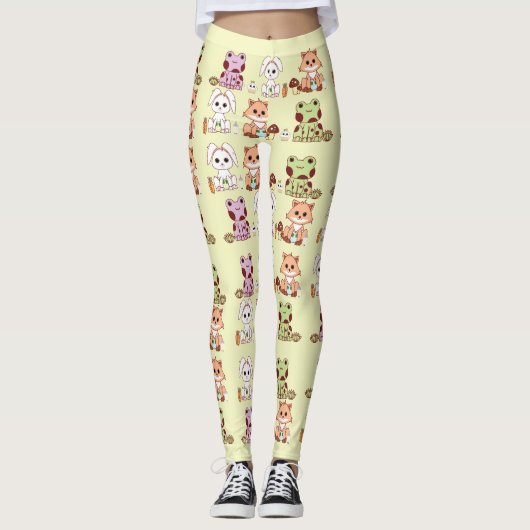 B4L | Kawaii geïnspireerd | ABDL/DDLG | Kute! Leggings (Voorkant)