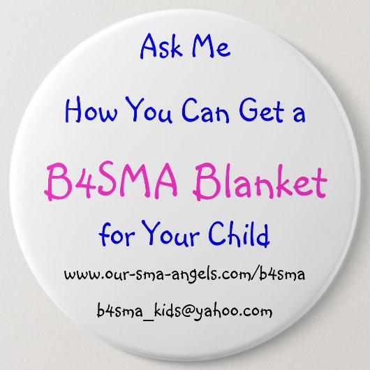 B4SMA "Ask"-Button Ronde Button 6,0 Cm (Voorkant)