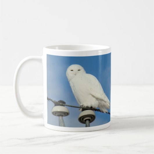 B50 Snowy Owl Koffiemok (Links)