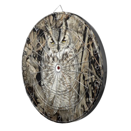 B51 Great Horned Owl Dartbord (Voorkant Rechts)