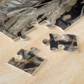 B51 Grote Gehoornde Uil Legpuzzel (Zijkant)