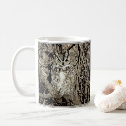 B51 Grote Ooruil Koffiemok (Met donut)