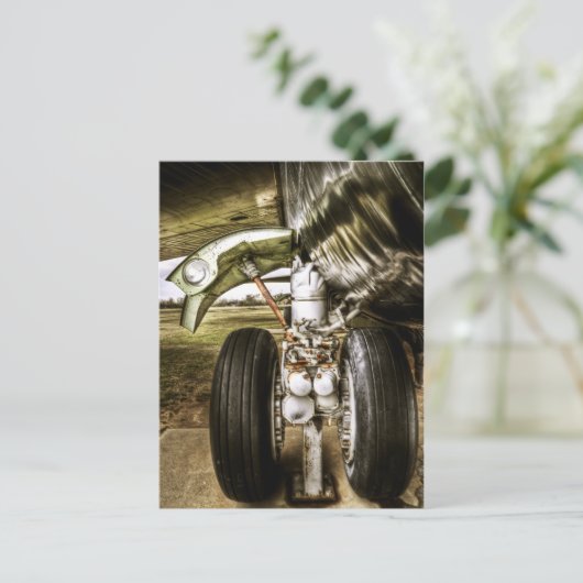 B52 Bomber-landinggestel Briefkaart (Staand voorkant)