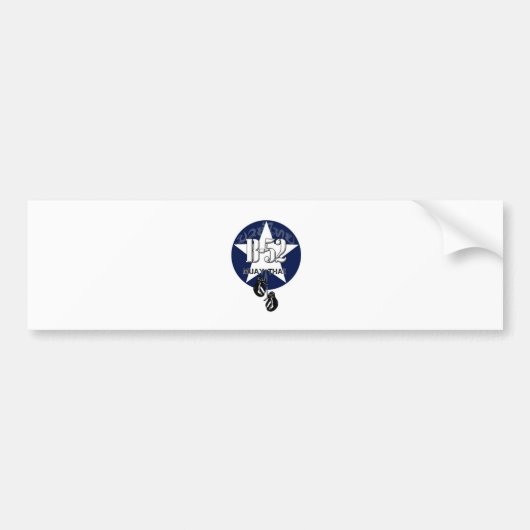 B52 MUAY THAI BUMPERSTICKER (Voorkant)