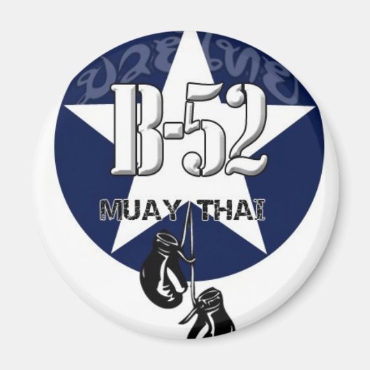 B52 MUAY THAI MAGNEET (Voorkant)