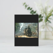 B5305 stopt om stoomstoomtreinen op te heffen briefkaart (Staand voorkant)