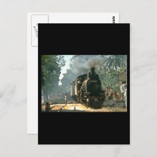 B5305 stopt om stoomstoomtreinen op te heffen briefkaart (Voorkant / Achterkant)