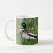B55 Wilde Eend Woerd in het Gras Koffiemok (Links)