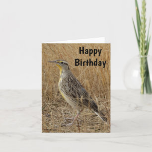 B57 Westelijke weideleeuwerik Feestdagen Kaart