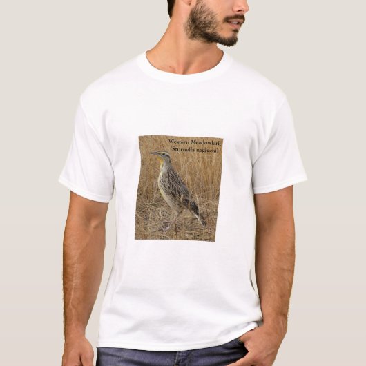 B57 Westelijke weideleeuwerik T-shirt (Voorkant)