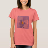 b5 Bleke Blauwe Pansy T-shirt (Voorkant)