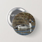 B5 Pijlstaartwoerd Ronde Button 5,7 Cm (Voorkant /achterkant)