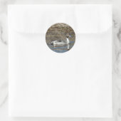 B5 Pijlstaartwoerd Ronde Sticker (Tas)