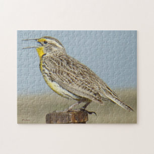 B6 Westelijke weideleeuwerik Legpuzzel