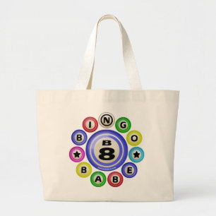 B8 Bingo Babe Grote Tote Bag