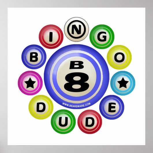 B8 Bingo Poster (Voorkant)