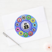 B8 Bingo Ronde Sticker (Envelop)