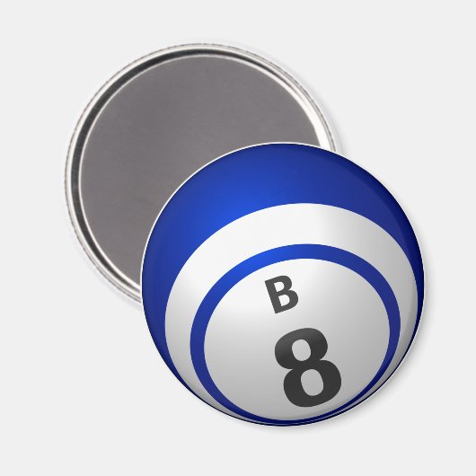 B8 bingobal magneet (Voorkant / Achterkant)