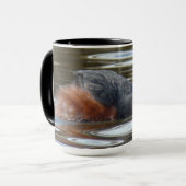 B8 Kuifduiker baltsend Mok (Voorkant links)