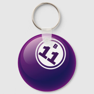 B 11 BINGO BALL SLEUTELHANGER