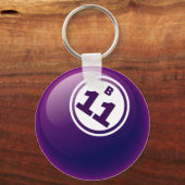 B 11 BINGO BALL SLEUTELHANGER (Voorkant)