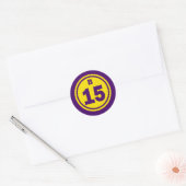 B-15 BINGO BAL RONDE STICKER (Envelop)