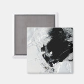 B-15J ijsberg op het Ross-Zee, Antarctica Magneet (Voorkant / Achterkant)