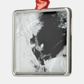 B-15J ijsberg op het Ross-Zee, Antarctica Metalen Ornament (Links)