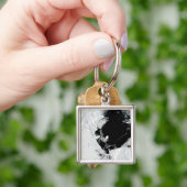 B-15J ijsberg op het Ross-Zee, Antarctica Sleutelhanger (Hand)