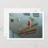 B-17 "Aluminium overcast" Nakart Briefkaart (Voorkant / Achterkant)