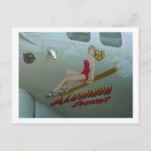 B-17 "Aluminium overcast" Nakart Briefkaart (Voorkant)