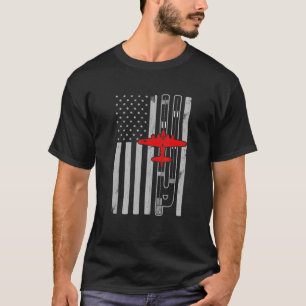 B-17 Amerikaanse vliegbaan vliegend vliegtuig T-shirt