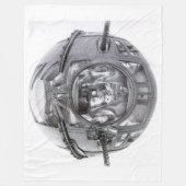 B-17 BAL TURRENT GUNNER FLEECE DEKEN (Voorkant)
