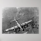 B-17 Bomber Over Duitsland - WW2 - 1943 Poster (Voorkant)