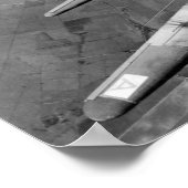 B-17 Bomber Over Duitsland - WW2 - 1943 Poster (Hoek)