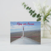 B-17 Bomber over Phoenix AZ Briefkaart (Staand voorkant)