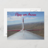 B-17 Bomber over Phoenix AZ Briefkaart (Voorkant / Achterkant)